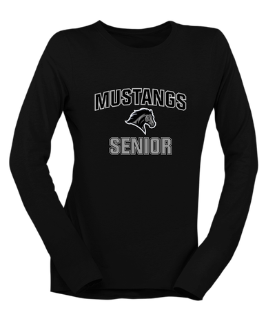 Houston Mustangs Senior #1 Women's LS T-Shirt