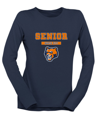 North Pitt Panthers Senior #2 Women's LS T-Shirt