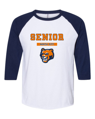 North Pitt Panthers Senior #2 Women's Baseball T-Shirt