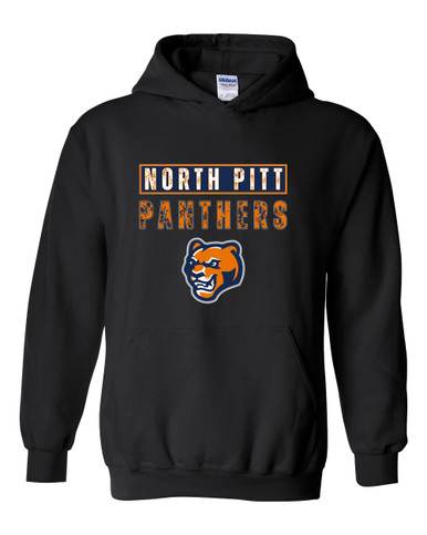 North Pitt Panthers Mascot #9 Men's Hoodie