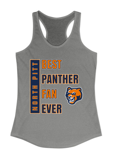 North Pitt Panthers Best Panther Fan Women's Tank Top