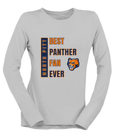 North Pitt Panthers Best Panther Fan Women's LS T-Shirt