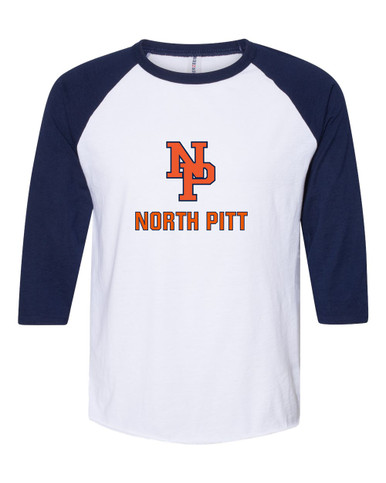 North Pitt Panthers NP Script Mascot #2 Men's Baseball T-Shirt