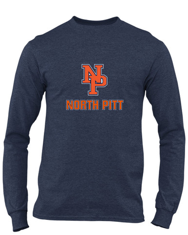 North Pitt Panthers NP Script Mascot #2 Men's Premium LS T-Shirt