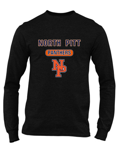North Pitt Panthers NP Script Mascot #3 Men's Premium LS T-Shirt
