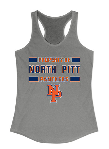 North Pitt Panthers NP Script Property Of Women's Tank Top