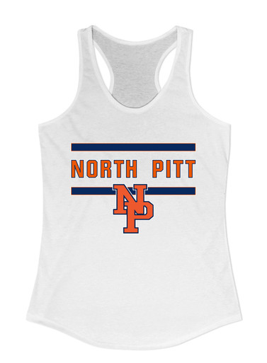 North Pitt Panthers NP Script Mascot #4 Women's Tank Top