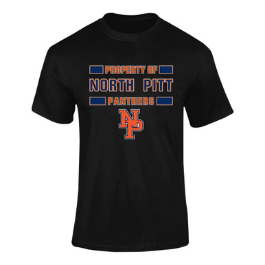 North Pitt Panthers NP Script Property Of Men's SS T-Shirt
