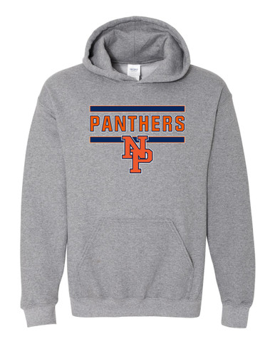 North Pitt Panthers NP Script Mascot #5 Men's Hoodie