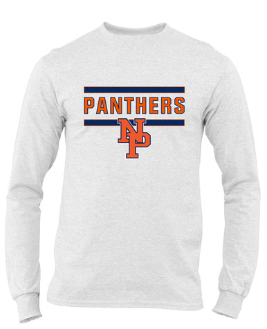 North Pitt Panthers NP Script Mascot #5 Men's Premium LS T-Shirt