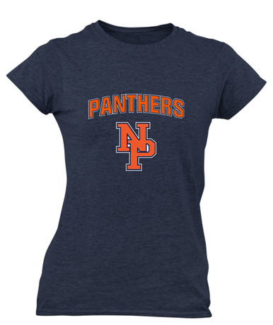 North Pitt Panthers NP Script Mascot #6 Women's Premium SS T-Shirt