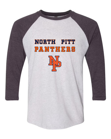North Pitt Panthers NP Script Spirit Women's Baseball T-Shirt