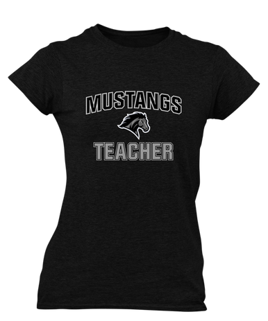 Houston Mustangs Teacher Women's SS T-Shirt