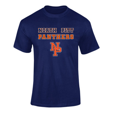 North Pitt Panthers NP Script Spirit Men's SS T-Shirt