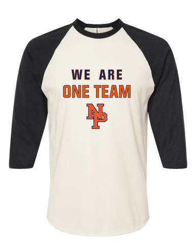 North Pitt Panthers NP Script We Are One Team Women's Baseball T-Shirt