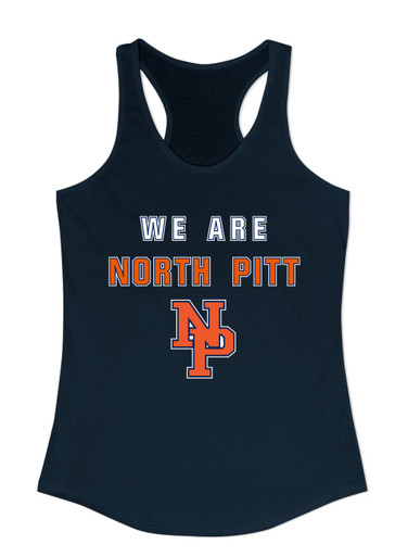 North Pitt Panthers NP Script We Are Women's Tank Top