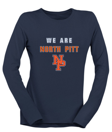 North Pitt Panthers NP Script We Are Women's Premium LS T-Shirt