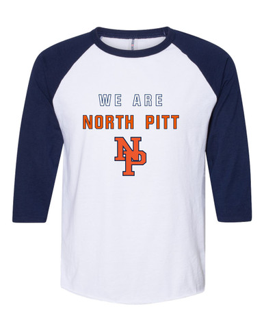 North Pitt Panthers NP Script We Are Women's Baseball T-Shirt