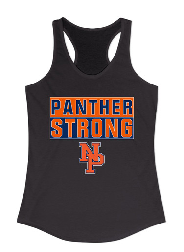 North Pitt Panthers NP Script Strong #1 Women's Tank Top