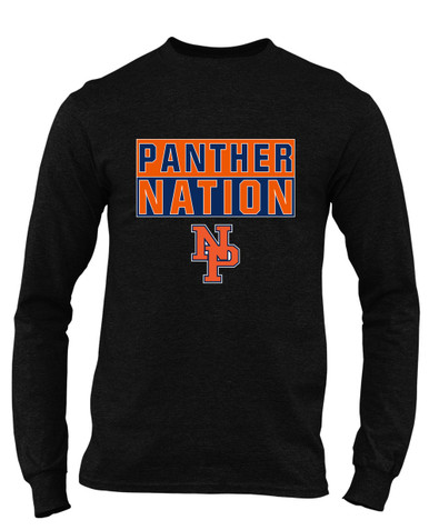 North Pitt Panthers NP Script Nation #1 Men's LS T-Shirt