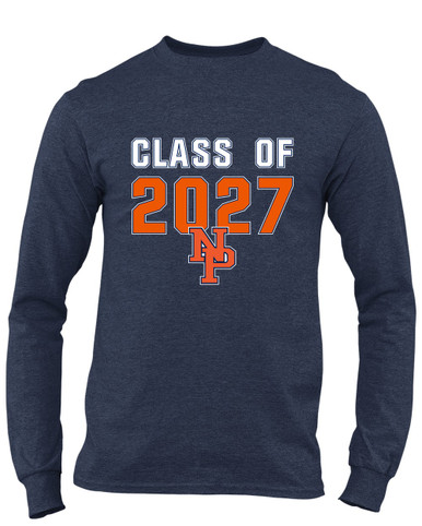 North Pitt Panthers NP Script Class of 2027 Men's Premium LS T-Shirt