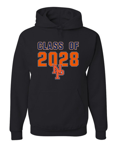 North Pitt Panthers NP Script Class of 2028 Men's Premium Hoodie