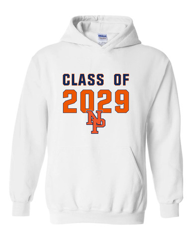 North Pitt Panthers NP Script Class of 2029 Men's Hoodie