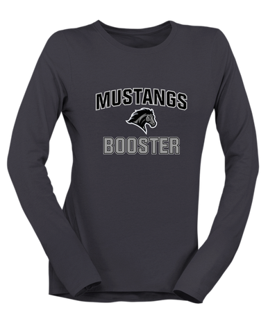 Houston Mustangs Booster Women's Premium LS T-Shirt
