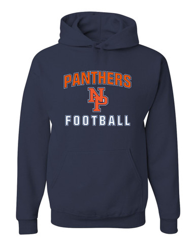North Pitt Panthers NP Script Football #1 Men's Premium Hoodie