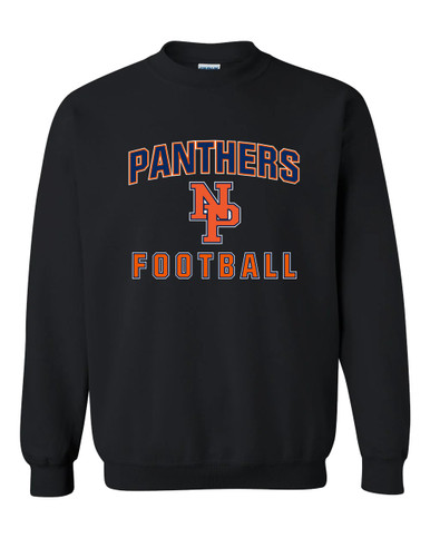 North Pitt Panthers NP Script Football #1 Men's Sweatshirt