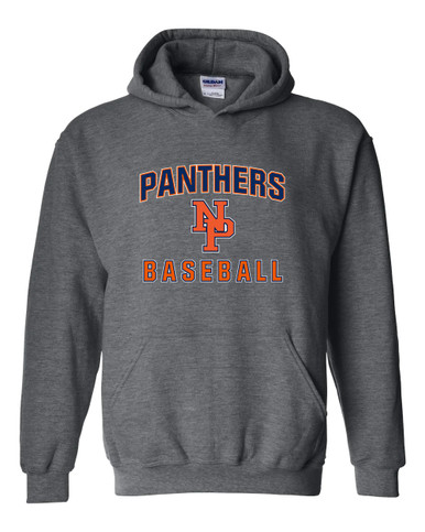 North Pitt Panthers NP Script Baseball #1 Men's Hoodie