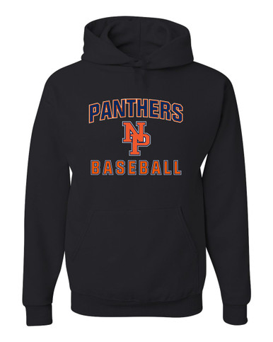 North Pitt Panthers NP Script Baseball #1 Men's Premium Hoodie