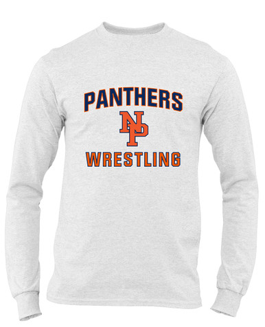 North Pitt Panthers NP Script Wrestling Men's Premium LS T-Shirt