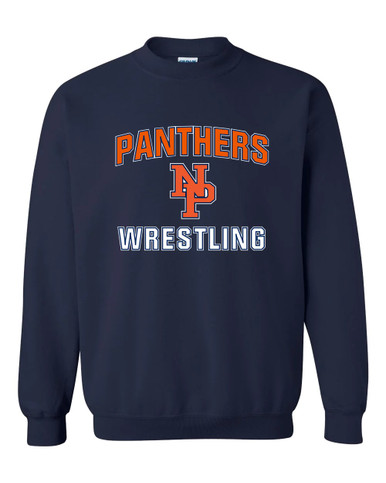 North Pitt Panthers NP Script Wrestling Men's Sweatshirt