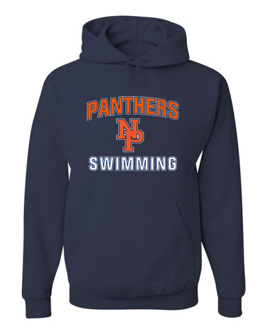 North Pitt Panthers NP Script Swimming Men's Premium Hoodie