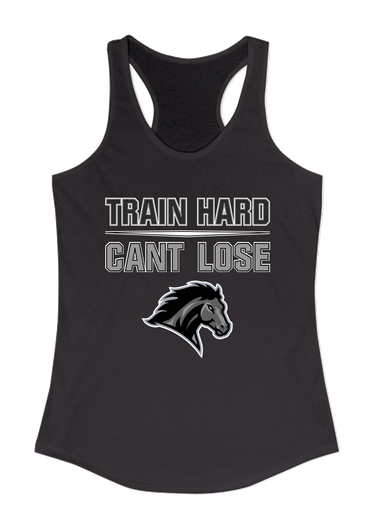Houston Mustangs Train Hard, Can't Lose Women's Tank Top
