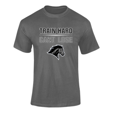 Houston Mustangs Train Hard, Can't Lose Men's SS T-Shirt