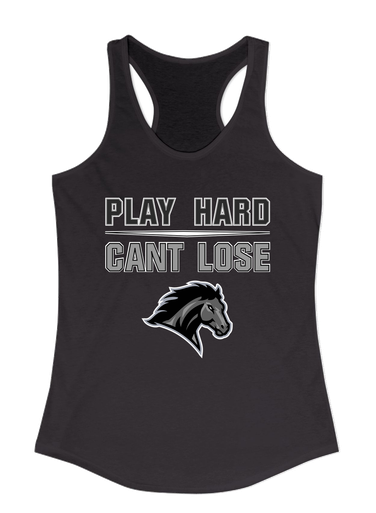 Houston Mustangs Play Hard, Can't Lose Women's Tank Top