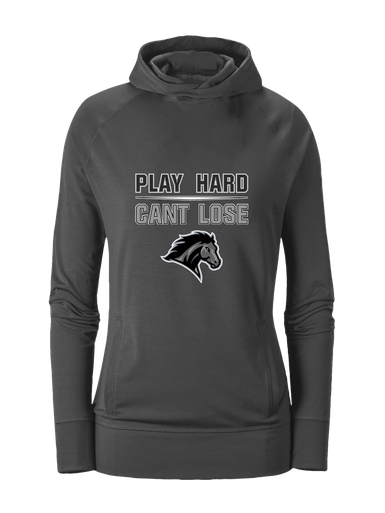 Houston Mustangs Play Hard, Can't Lose Women's Hoodie