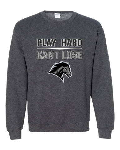 Houston Mustangs Play Hard, Can't Lose Men's Sweatshirt