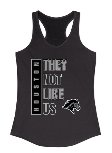Houston Mustangs They Not Like Us #1 Women's Tank Top