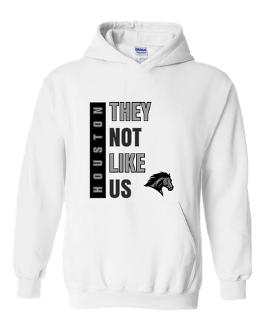 Houston Mustangs They Not Like Us #1 Men's Hoodie