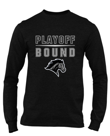 Houston Mustangs Playoff Bound Men's Premium LS T-Shirt