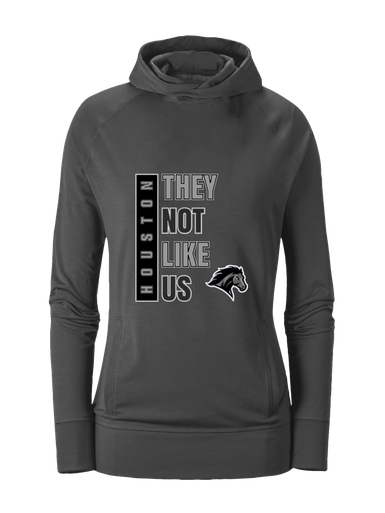 Houston Mustangs They Not Like Us #1 Women's Hoodie