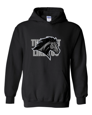 Houston Mustangs They Not Like Us #2 Men's Hoodie