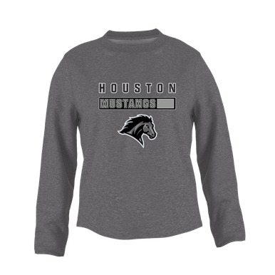 Houston Mustangs Mascot #7 Women's Sweatshirt