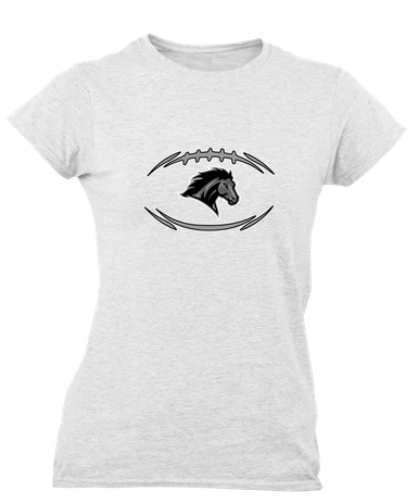 Houston Mustangs Football #3 Women's Premium SS T-Shirt