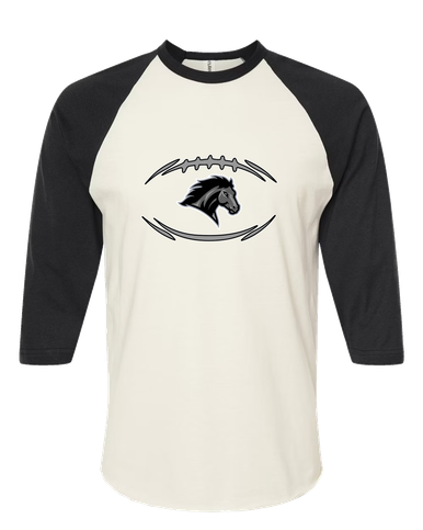 Houston Mustangs Football #3 Men's Baseball T-Shirt
