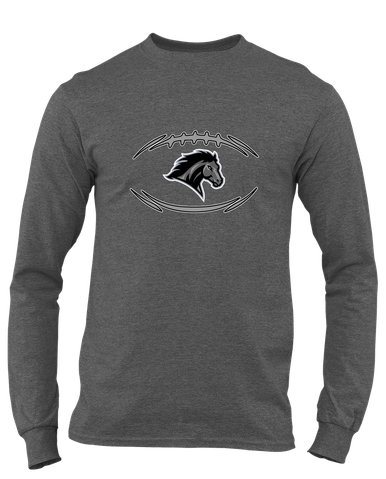 Houston Mustangs Football #3 Men's LS T-Shirt