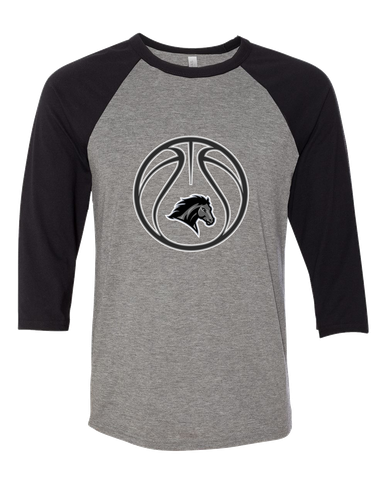 Houston Mustangs Basketball #2 Women's Baseball T-Shirt